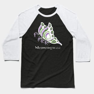 Memengwaa (Butterfly) Genderqueer Pride Baseball T-Shirt